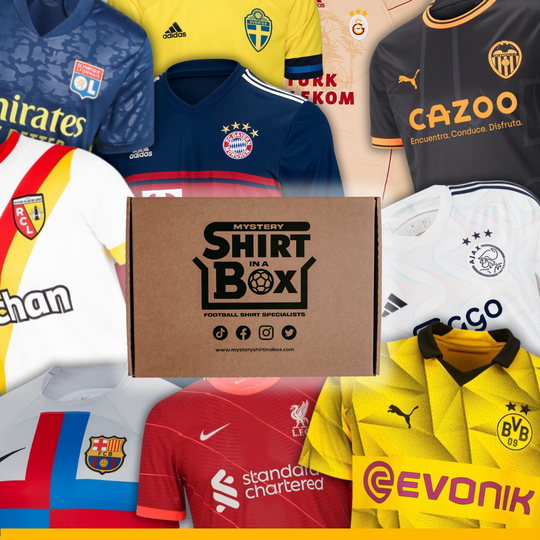 2022-23 Season Football Shirt Mystery Box - 100% Genuine kit from clubs and countries around 2024 the world (Current Season 2022/23 Kit ONLY)